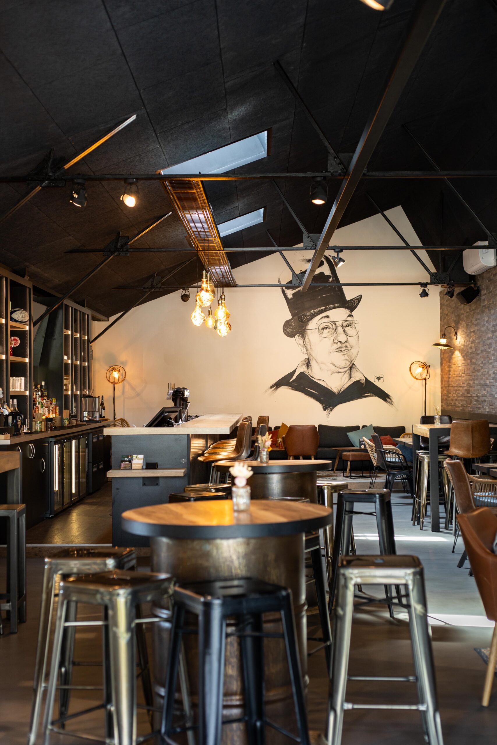 Vue d'ensemble de la partie Comptoir Chez Charly