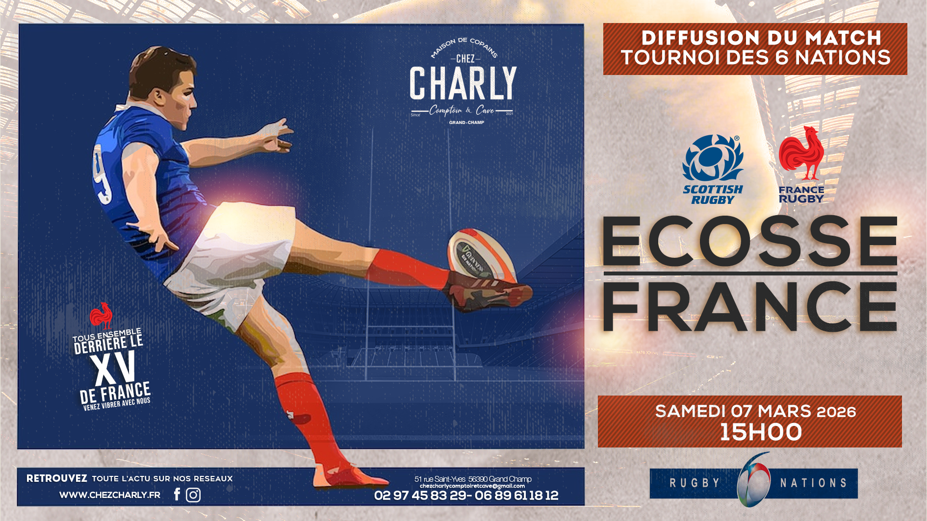 ECOSSE FRANCE RUGBY