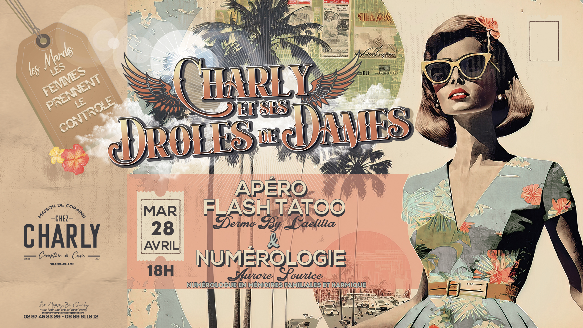 ecran charly et ses droles dames V9